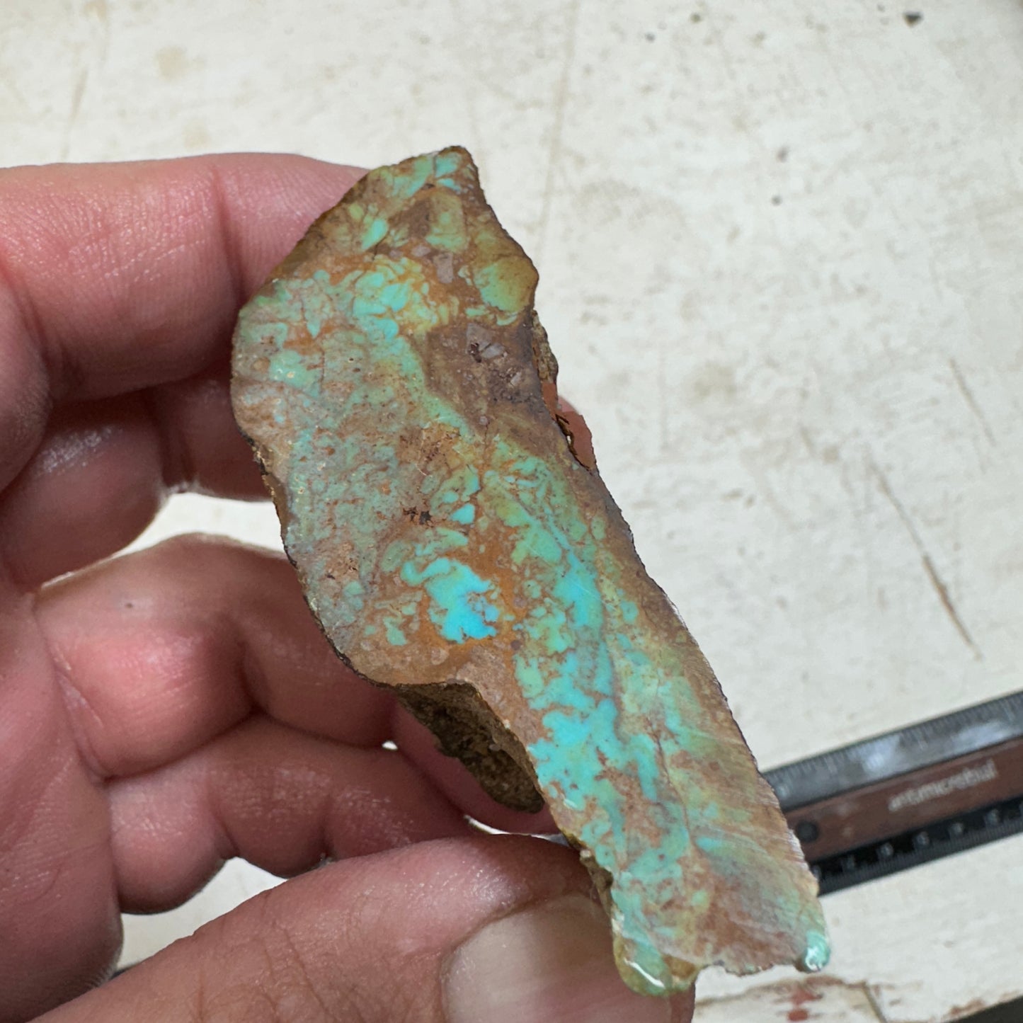 KINGMAN CEREMONIAL Turquoise rough - 64.9 grams