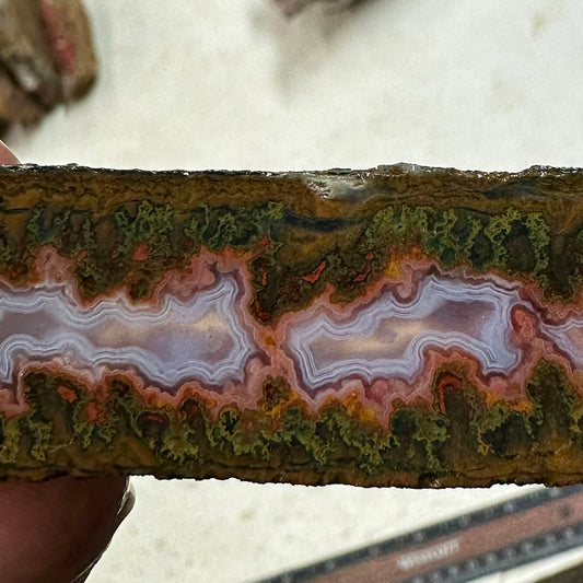 MOROCCAN SEAM AGATE Slab - 79 grams