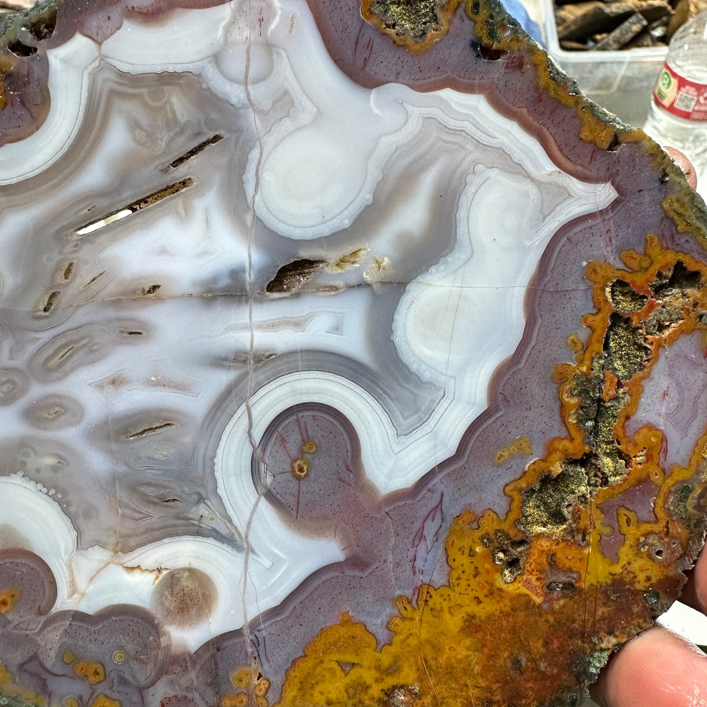 MOROCCAN AGATE Slab - 329 grams