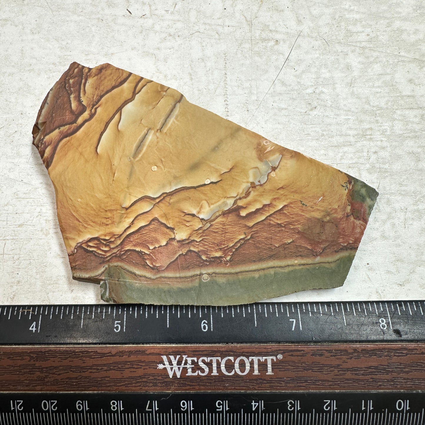 ROCKY BUTTE JASPER Slab - 87 grams