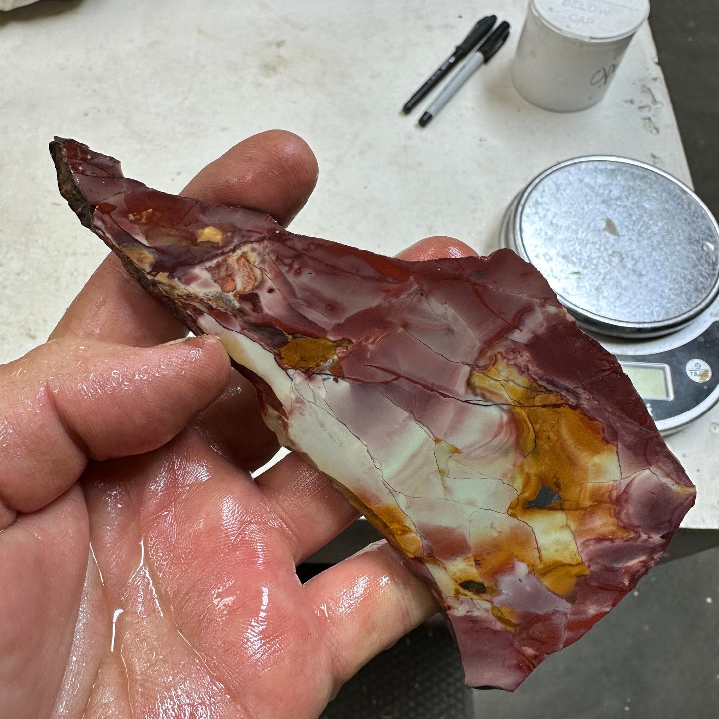 MESCALERO JASPER Slab - 126 grams