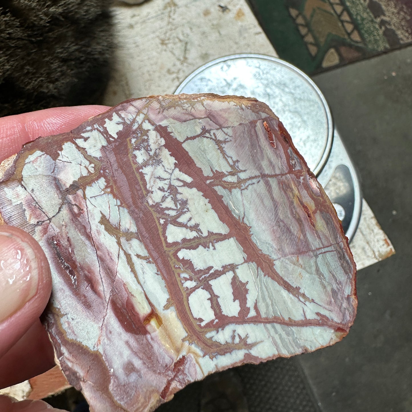 MESCALERO JASPER Slab - 99 grams