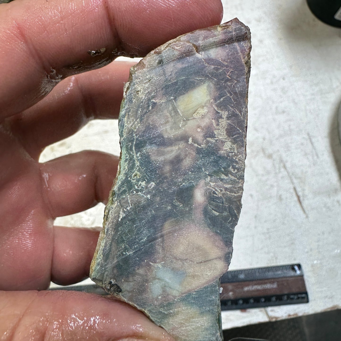 MORRISONITE JASPER Faced Rough - 0.40 Pounds
