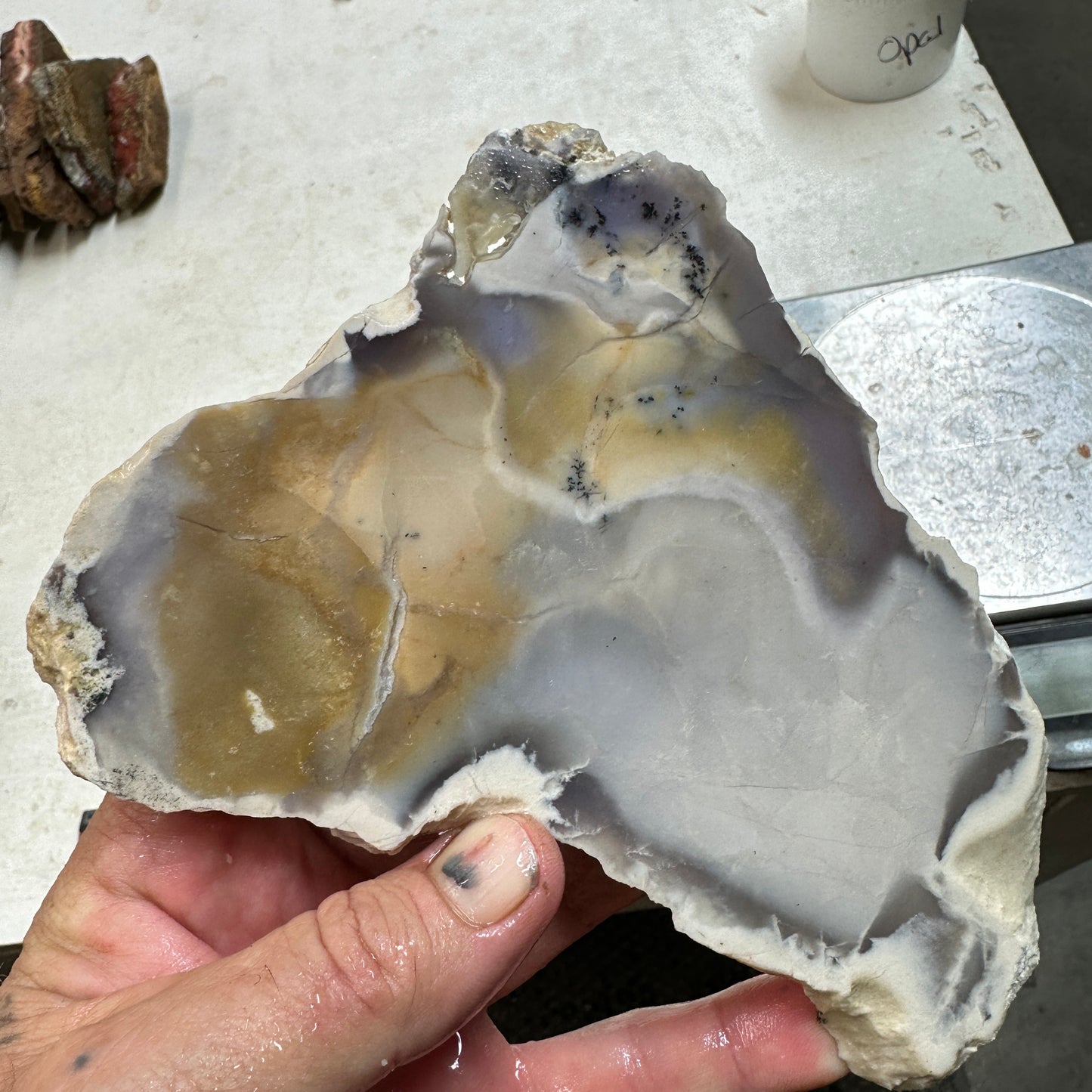 AMETHYST SAGE AGATE Slab - 231 grams