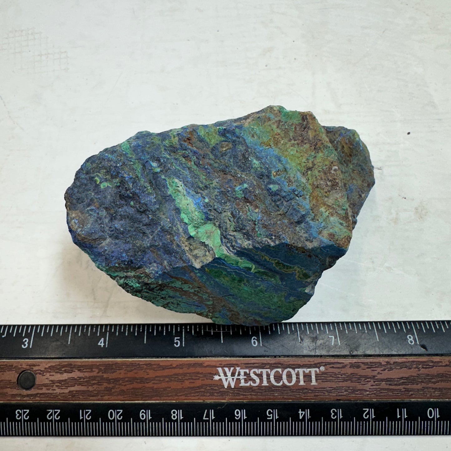 AZURITE MALACHITE Faced Rough - 400 grams