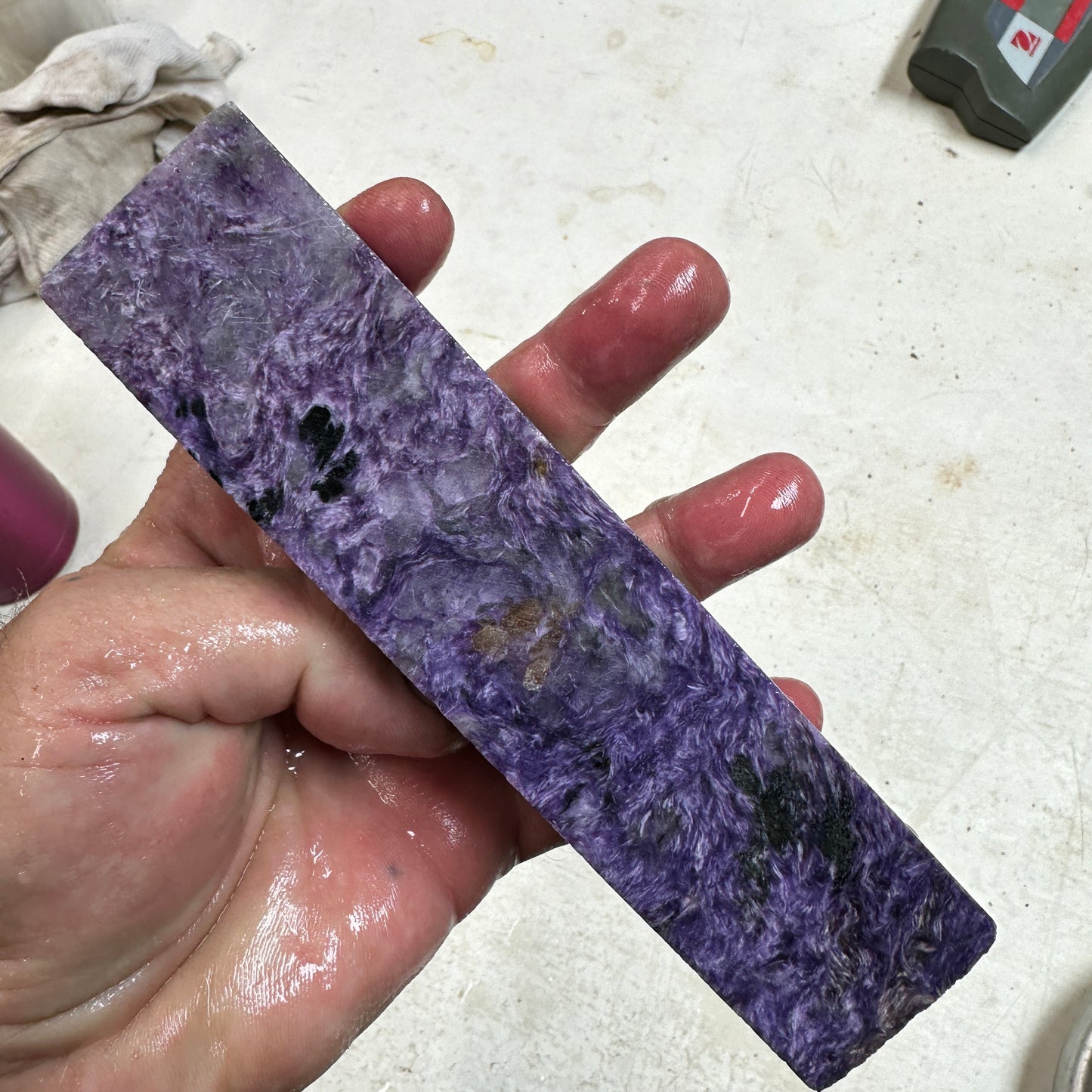 CHAROITE Blocked Rough - 1.51 Pounds