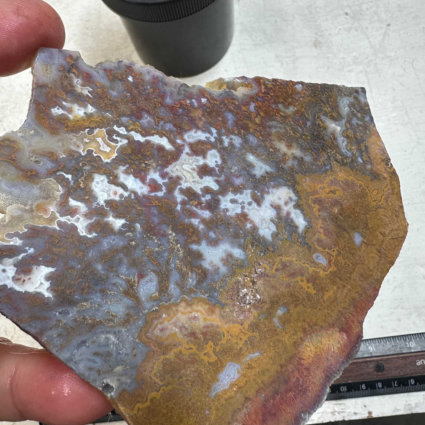 MEXICAN MOSS AGATE Slab - 163 grams