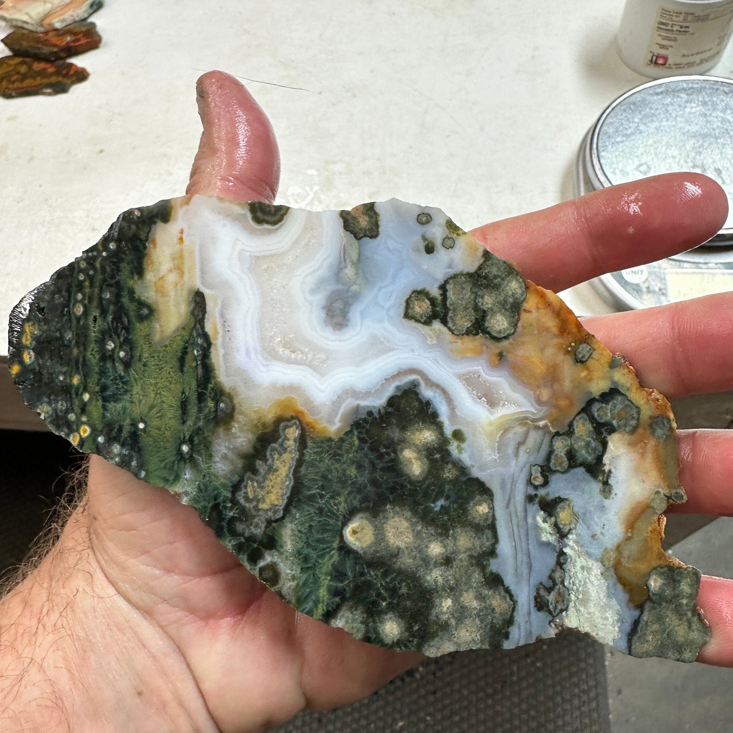 OCEAN JASPER Slab - 174 grams