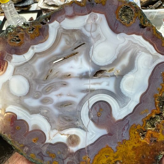 MOROCCAN AGATE Slab - 329 grams