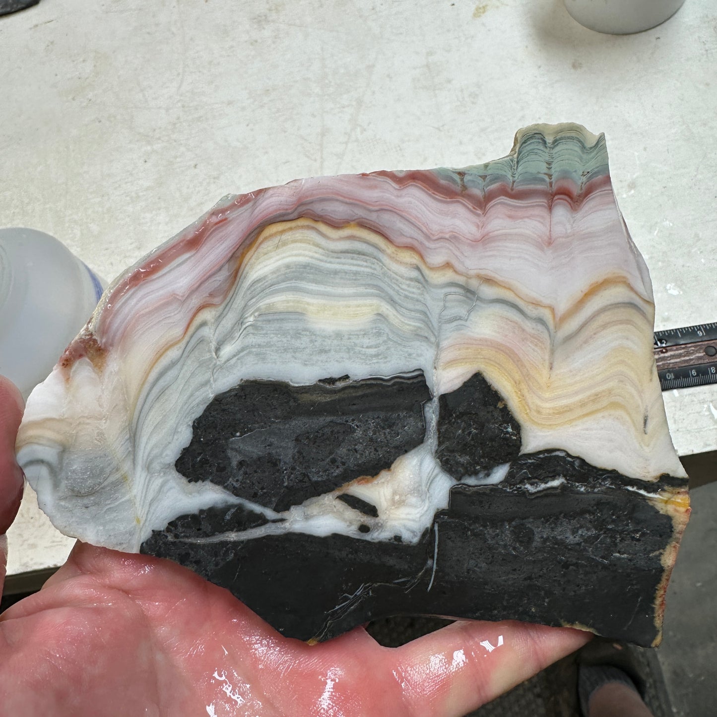 WINDY MOUNTAIN AGATE Slab - 253 grams