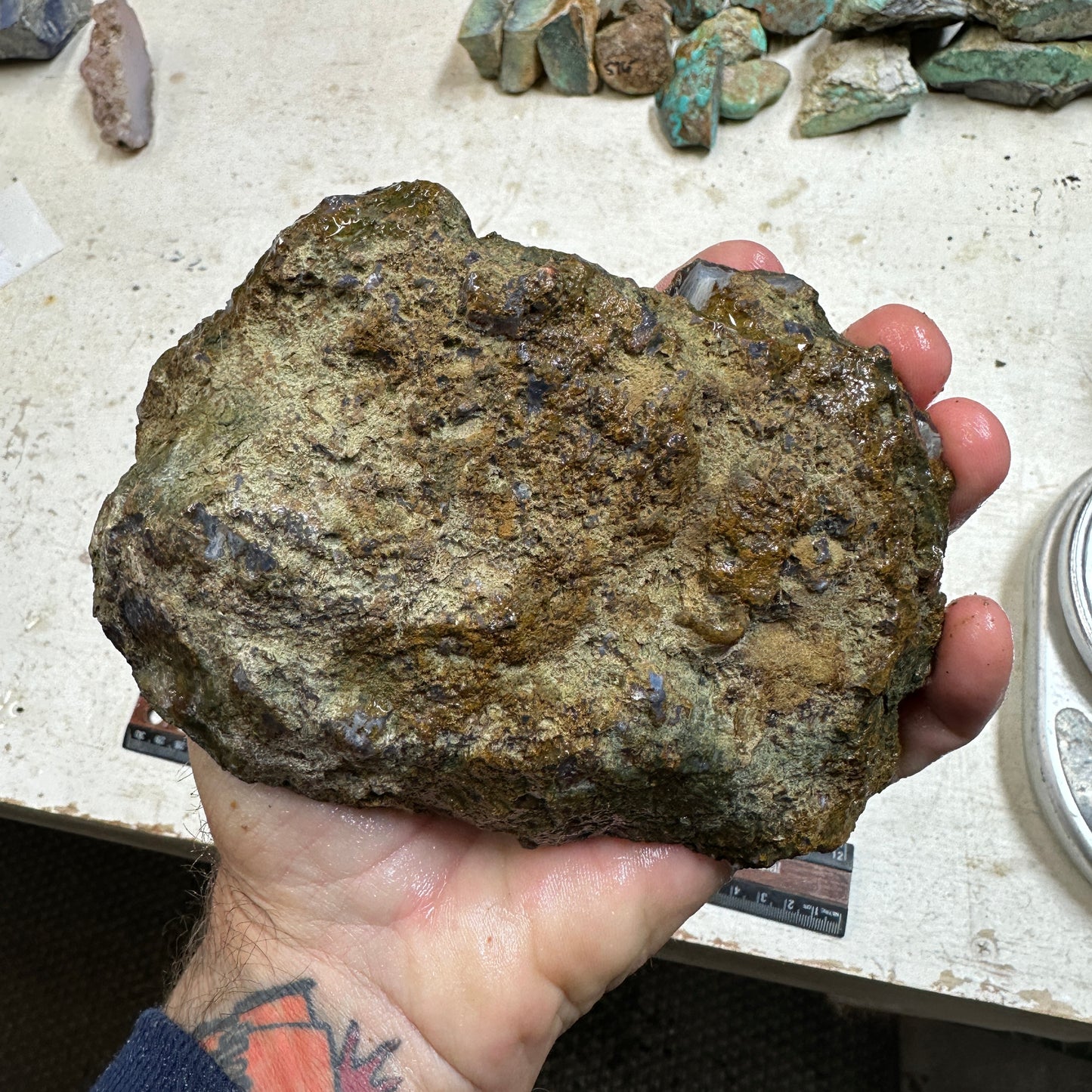 MOROCCAN KERROUCHEN AGATE Rough - 2.74 Pounds