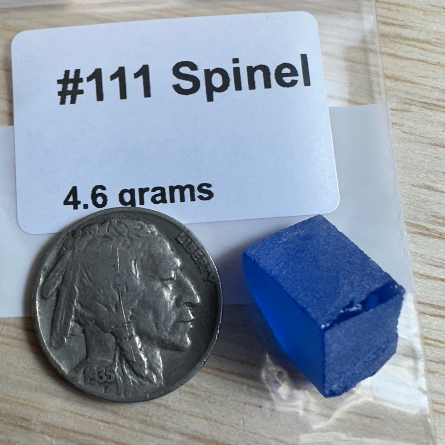 4.6 gram #111 SPINEL Facet Rough