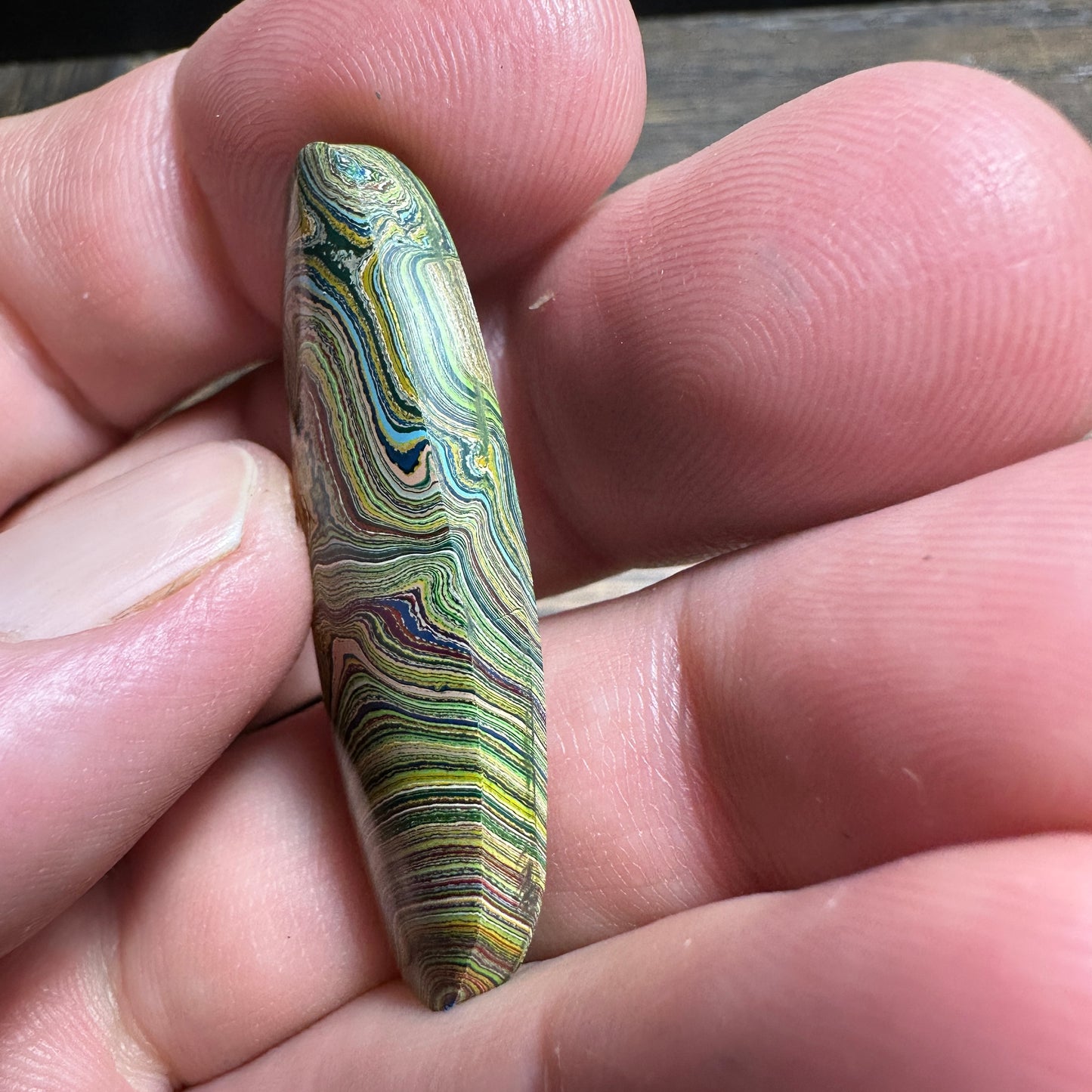 Playground Fordite cabochon