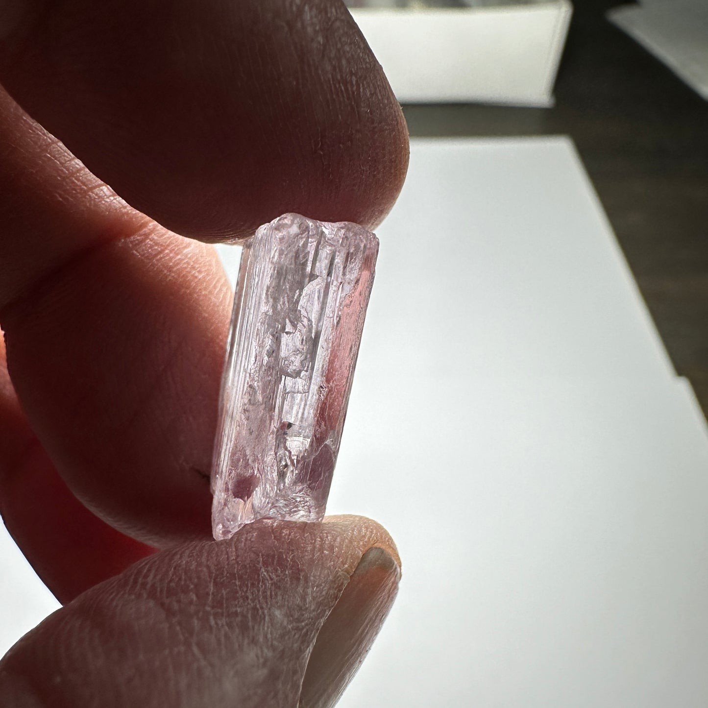 30.3ct KUNZITE Facet Rough