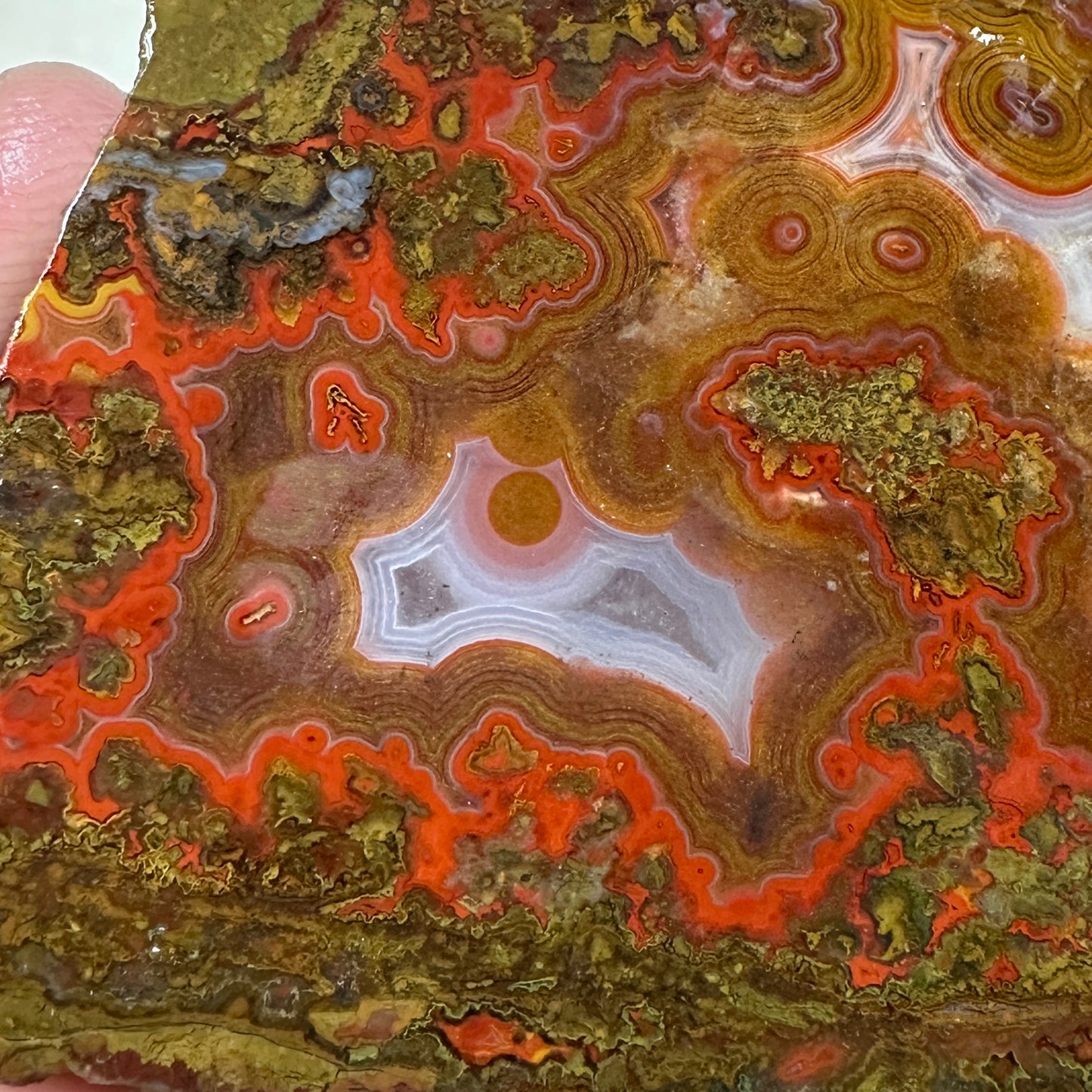 MOROCCAN SEAM AGATE Slab - 85 grams