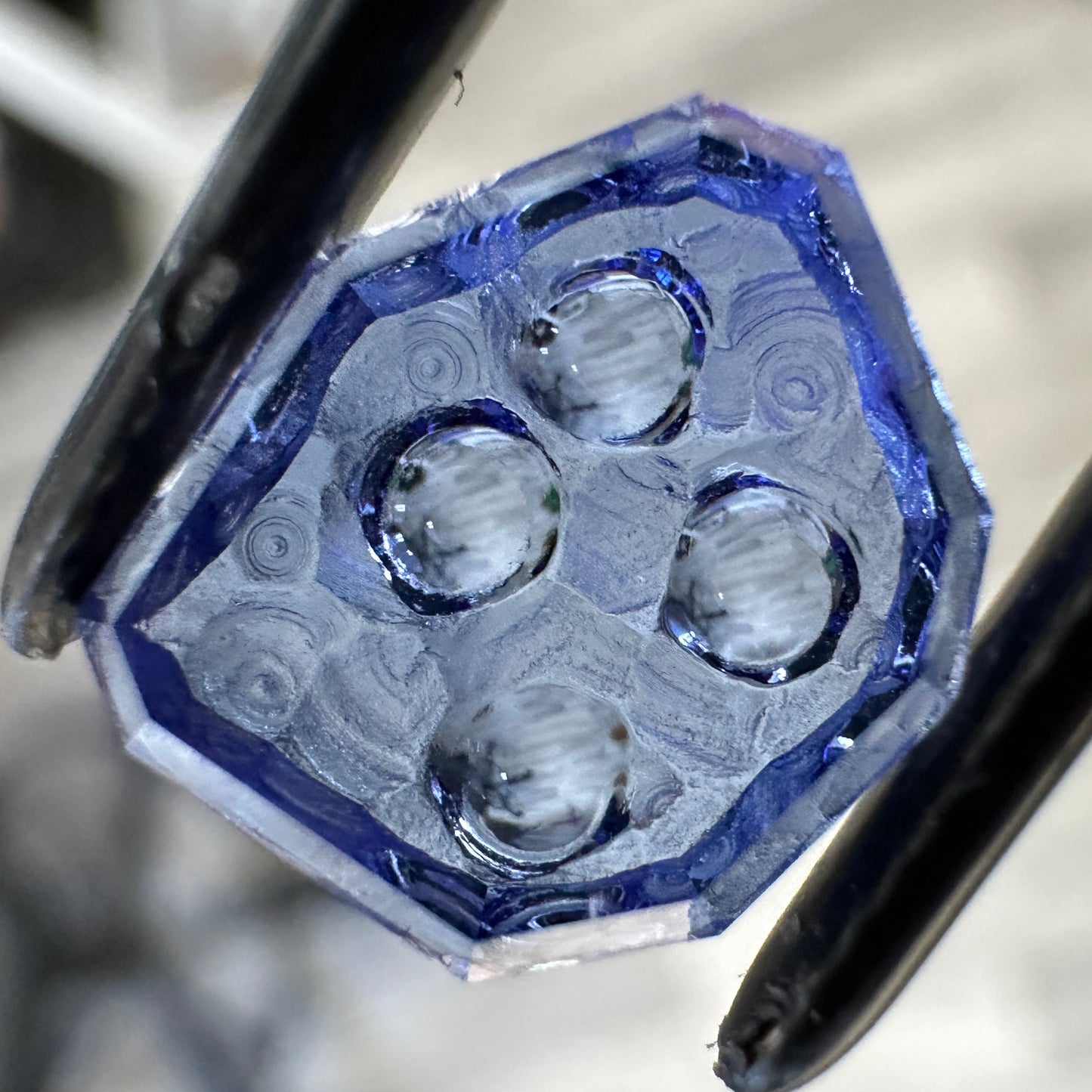 3.62ct Unheated TANZANITE Faceted Stone TAN002