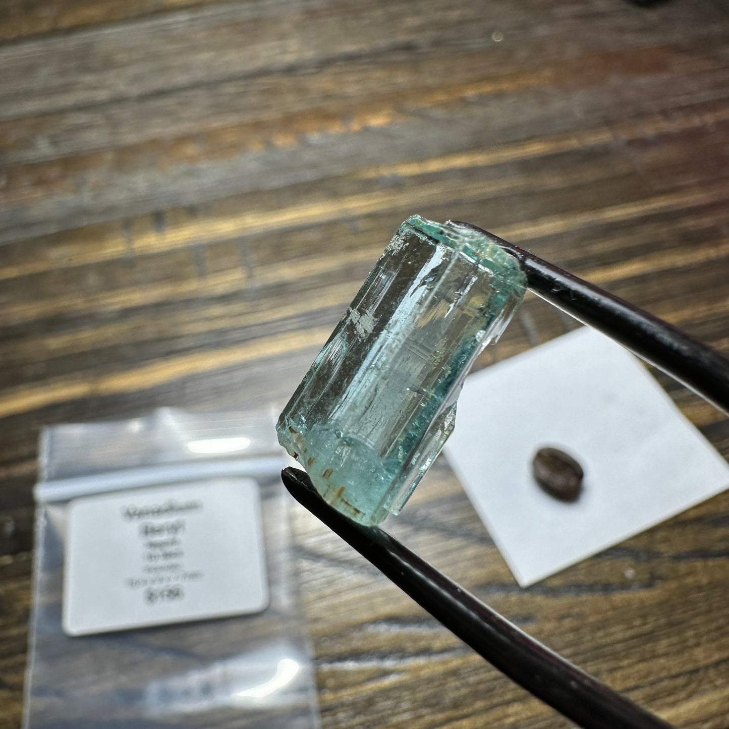 10.36ct VANADIUM BERYL Facet Rough