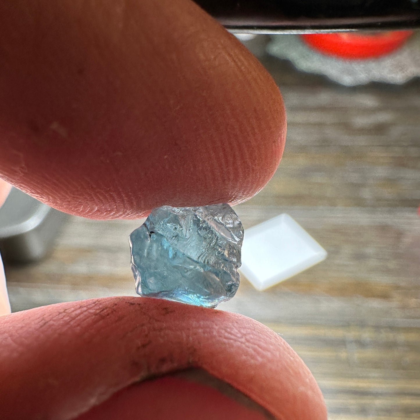 7.70ct BLUE ZIRCON Facet Rough