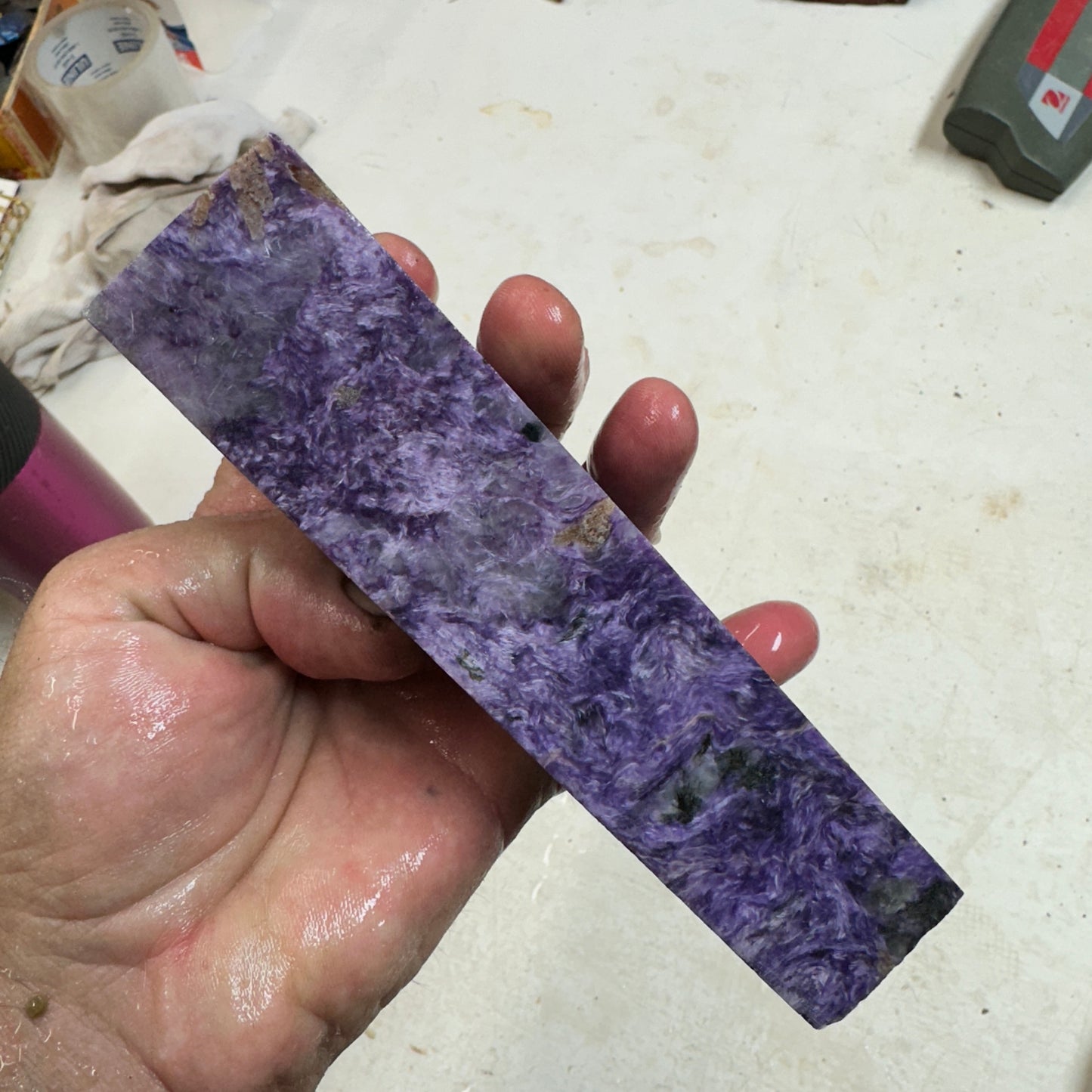 CHAROITE Blocked Rough - 1.51 Pounds