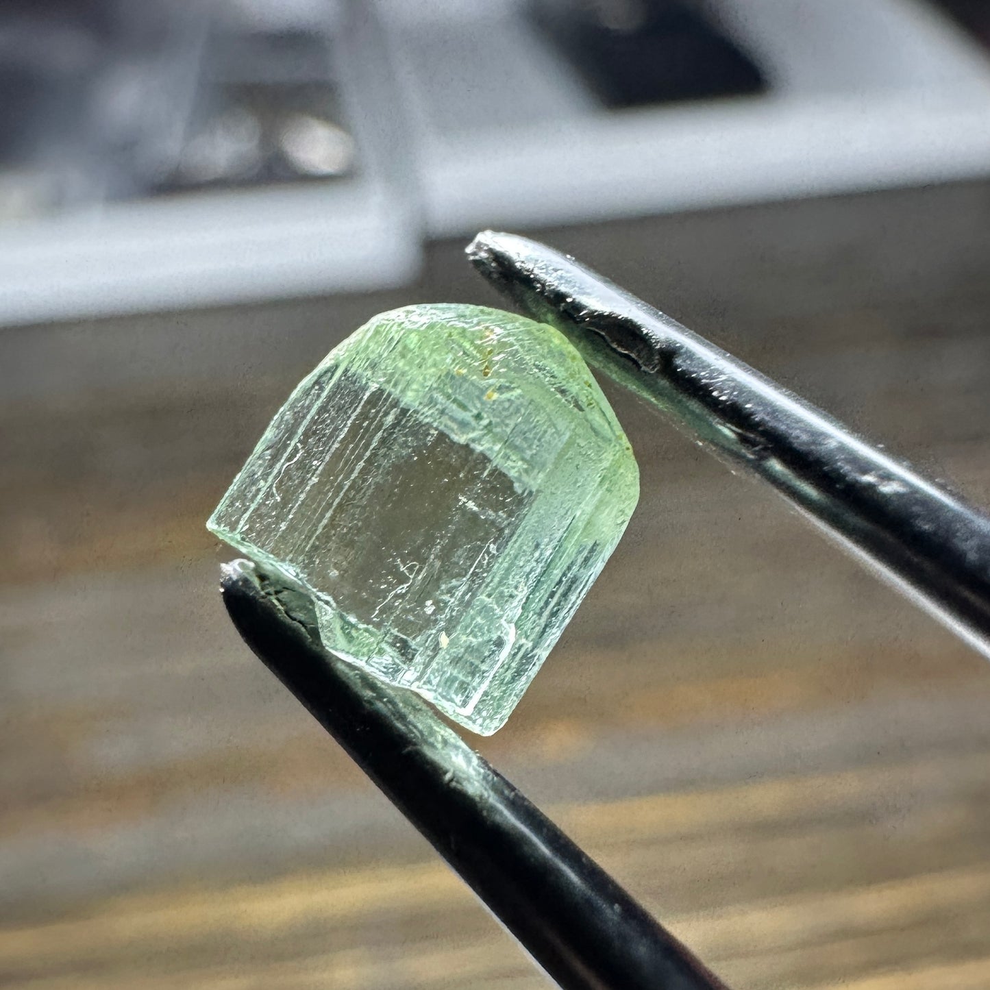 CONGO TOURMALINE 3pcs., 1.65g Facet Rough Parcel