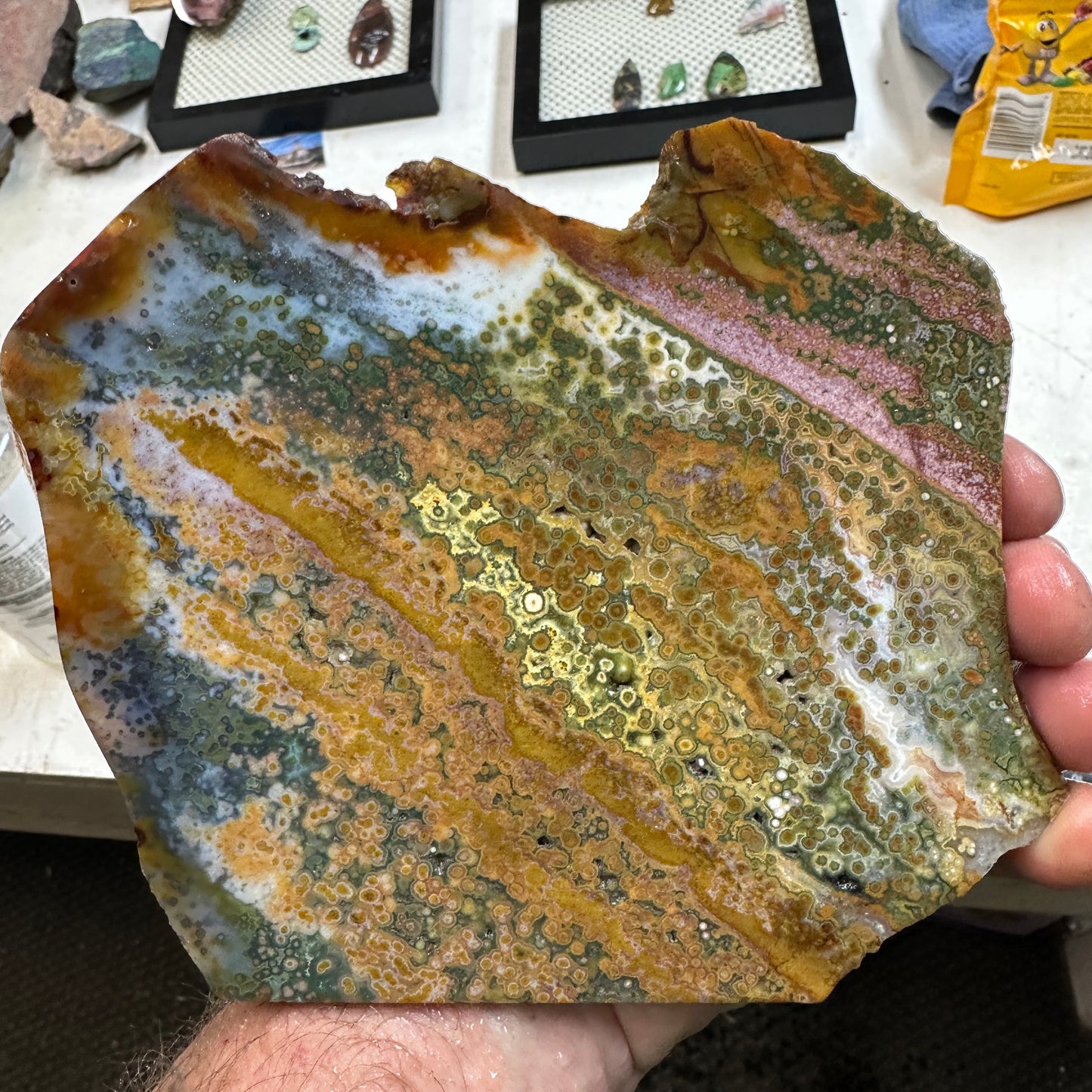 RIVER JASPER Slab - 356 grams