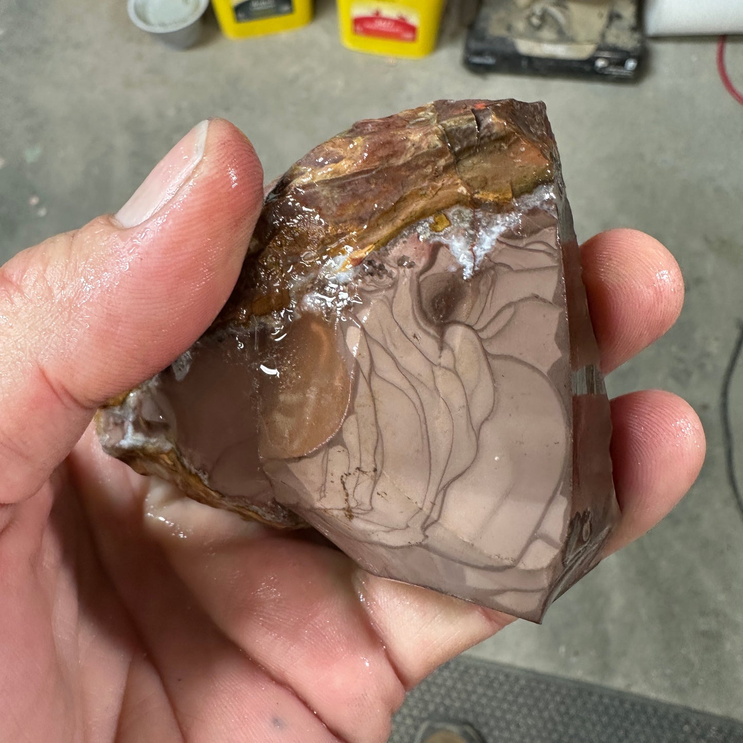 WILLOW CREEK JASPER Faced Rough - 0.67 Pounds