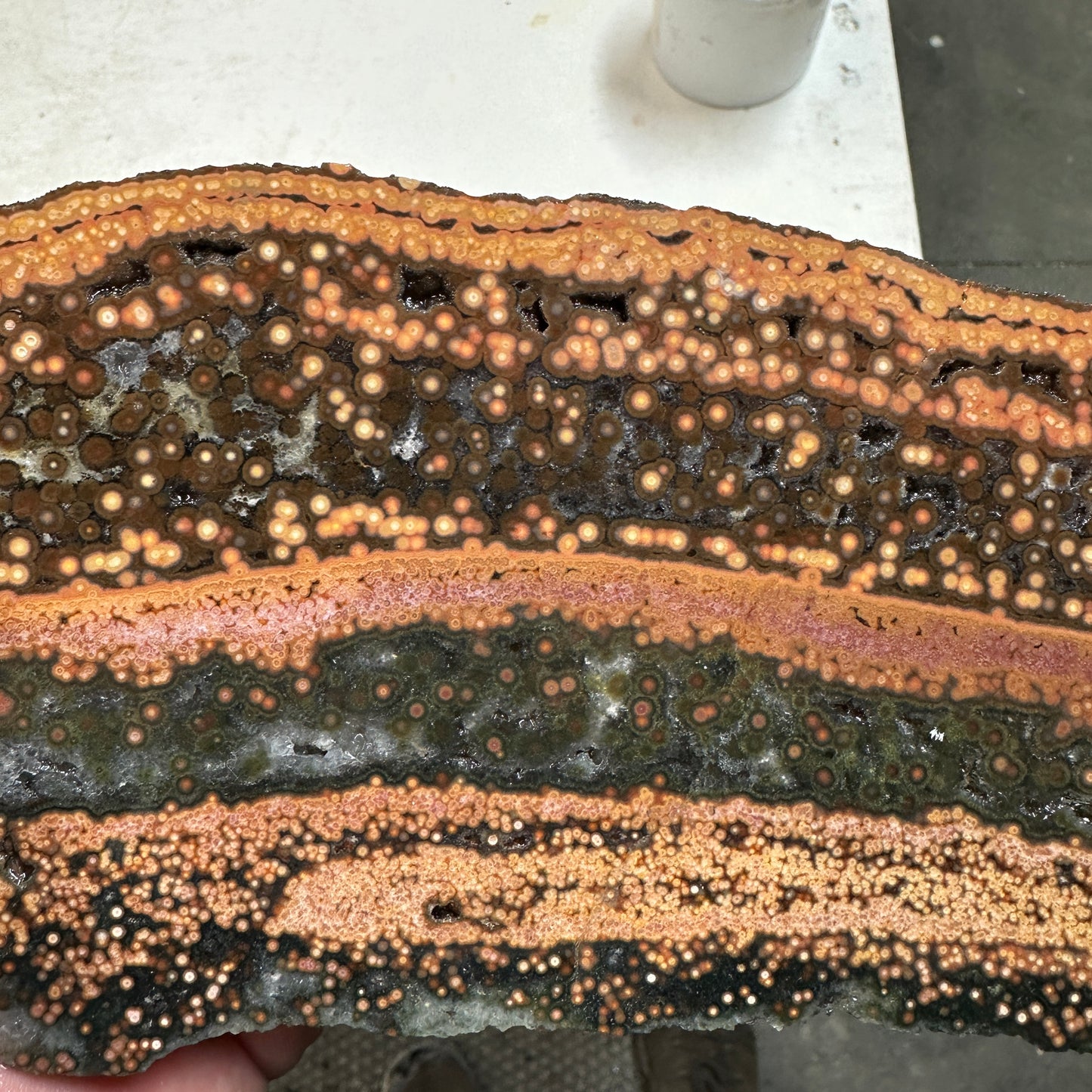 Chocolate RIVER JASPER Slab - 316 grams