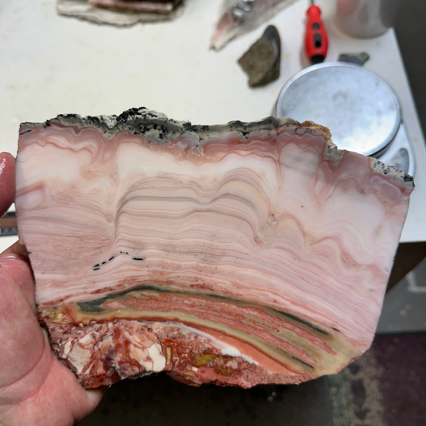 WINDY MOUNTAIN AGATE Slab - 520 grams