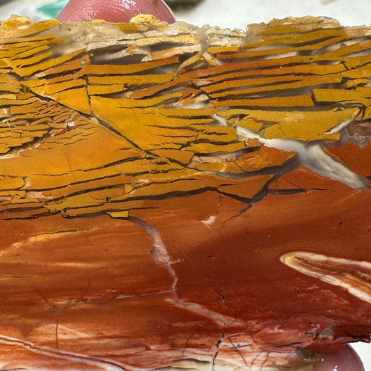 SUNSET HOWARDITE Slab - 70 grams