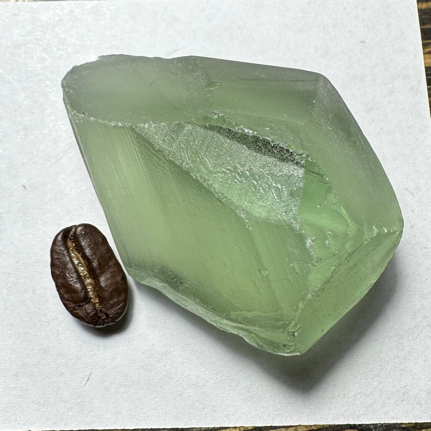 233.3ct PRASIOLITE QUARTZ Facet Rough
