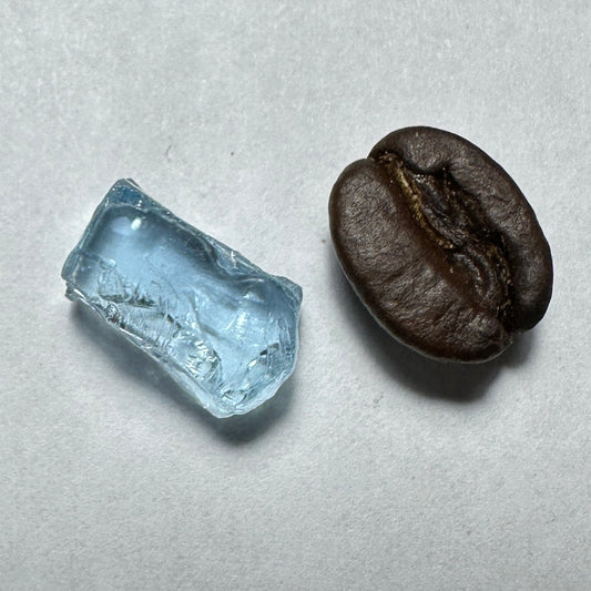 3.90ct AQUAMARINE BERYL Facet Rough