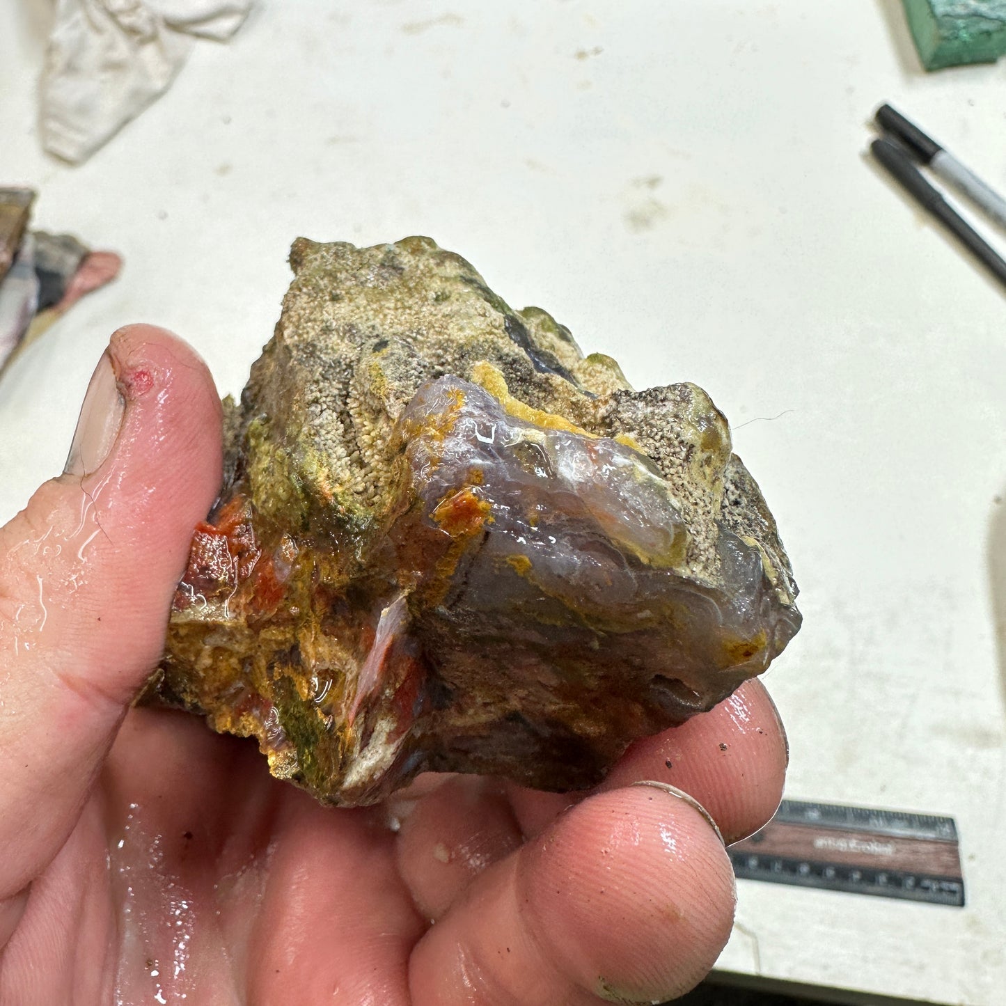 CATHEDRAL AGATE Rough - 0.78 Pounds