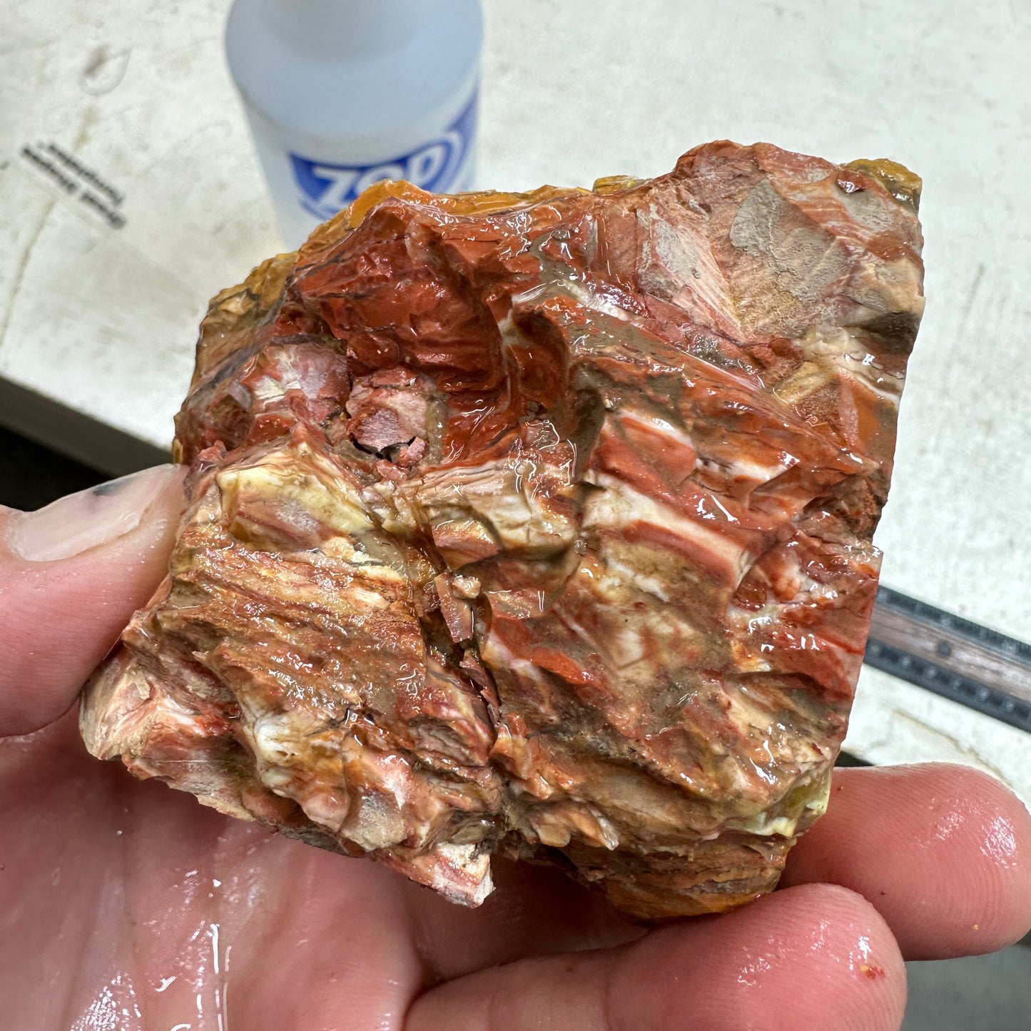 Golden HOWARDITE Faced Rough - 14.9ozs