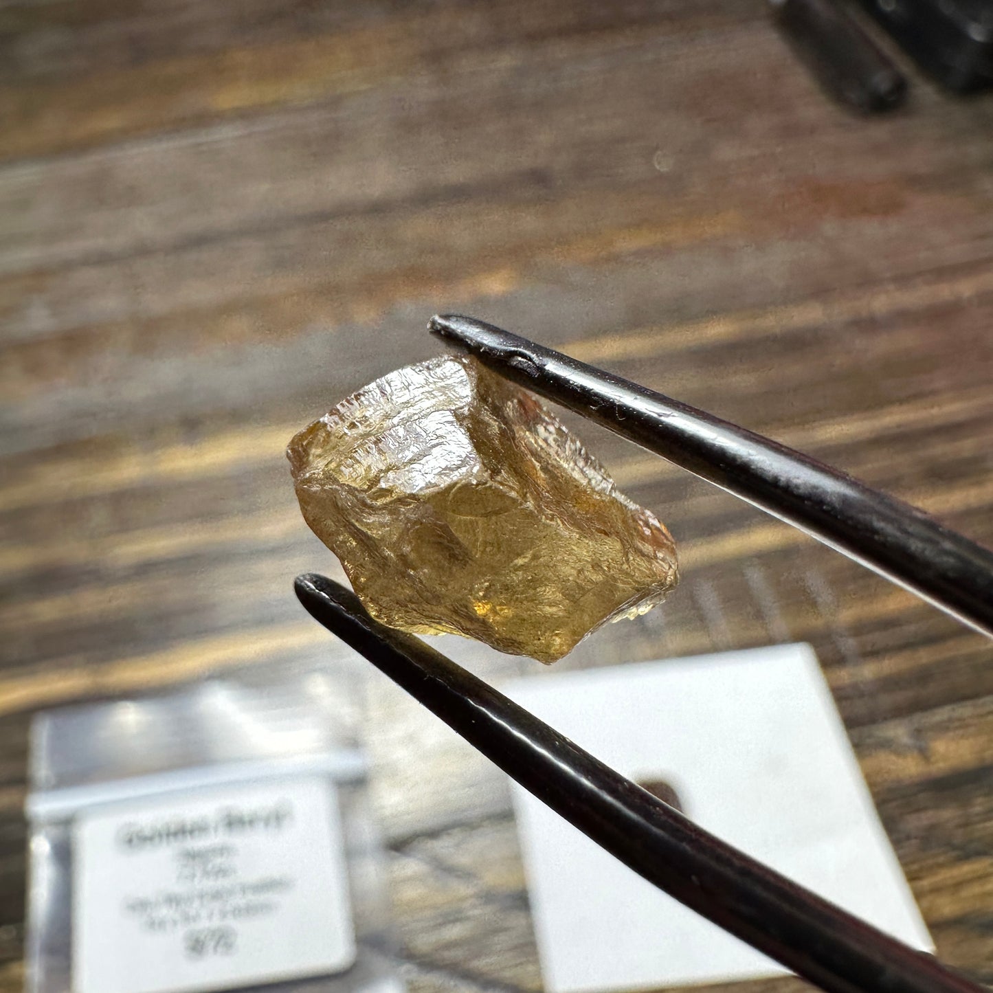 7.17ct GOLDEN BERYL Facet Rough