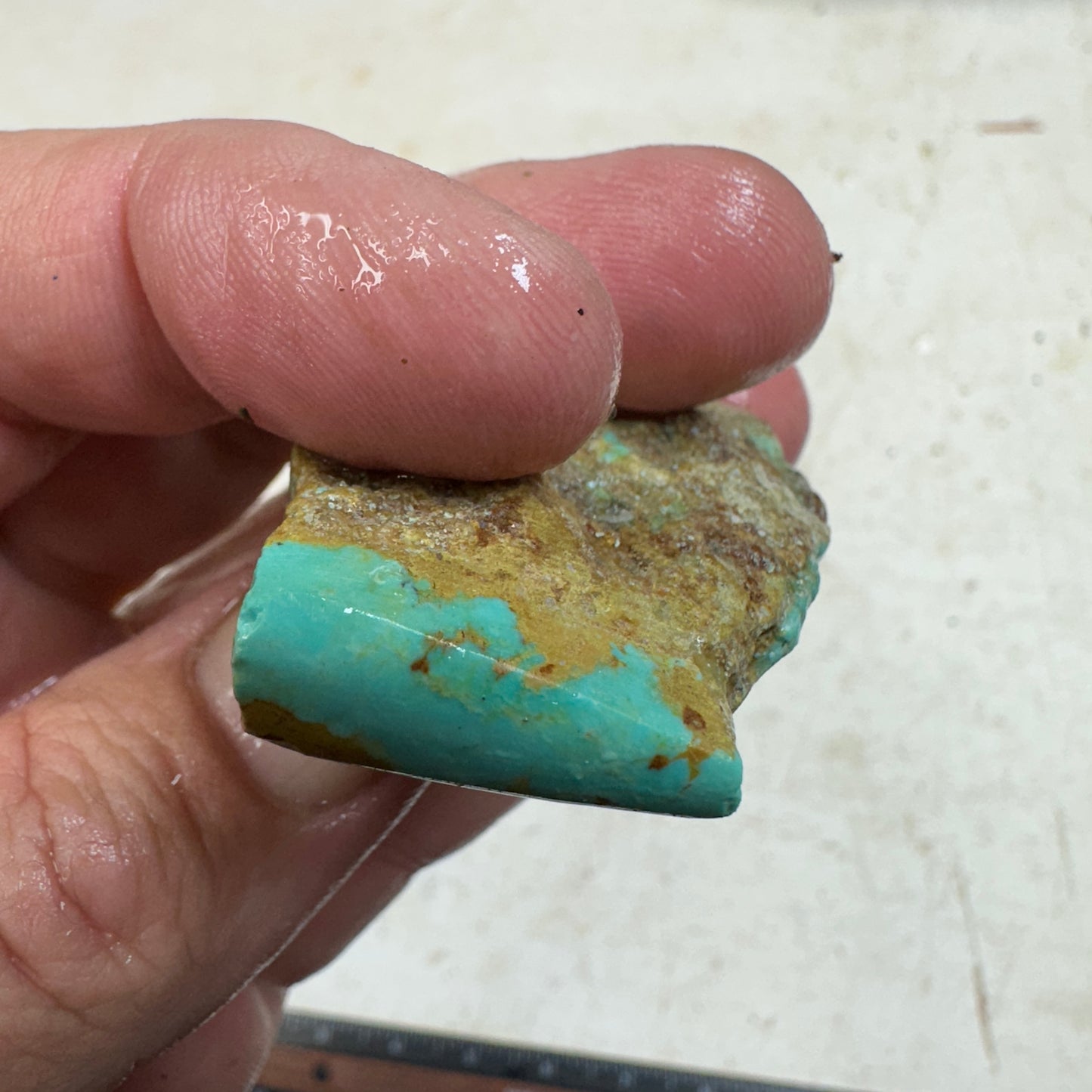 RISING PHOENIX Turquoise rough - 41.8 grams