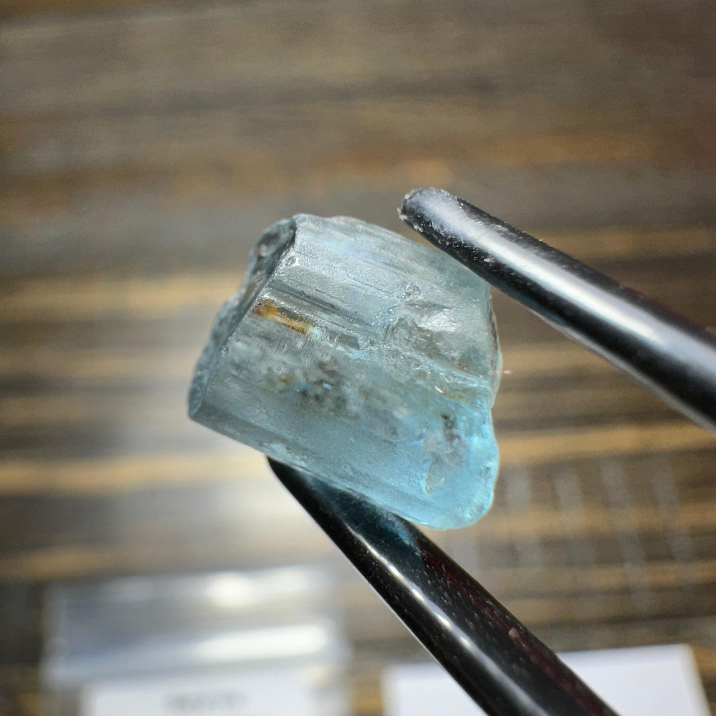 AQUAMARINE 3pcs., 2.21g Facet Rough Parcel