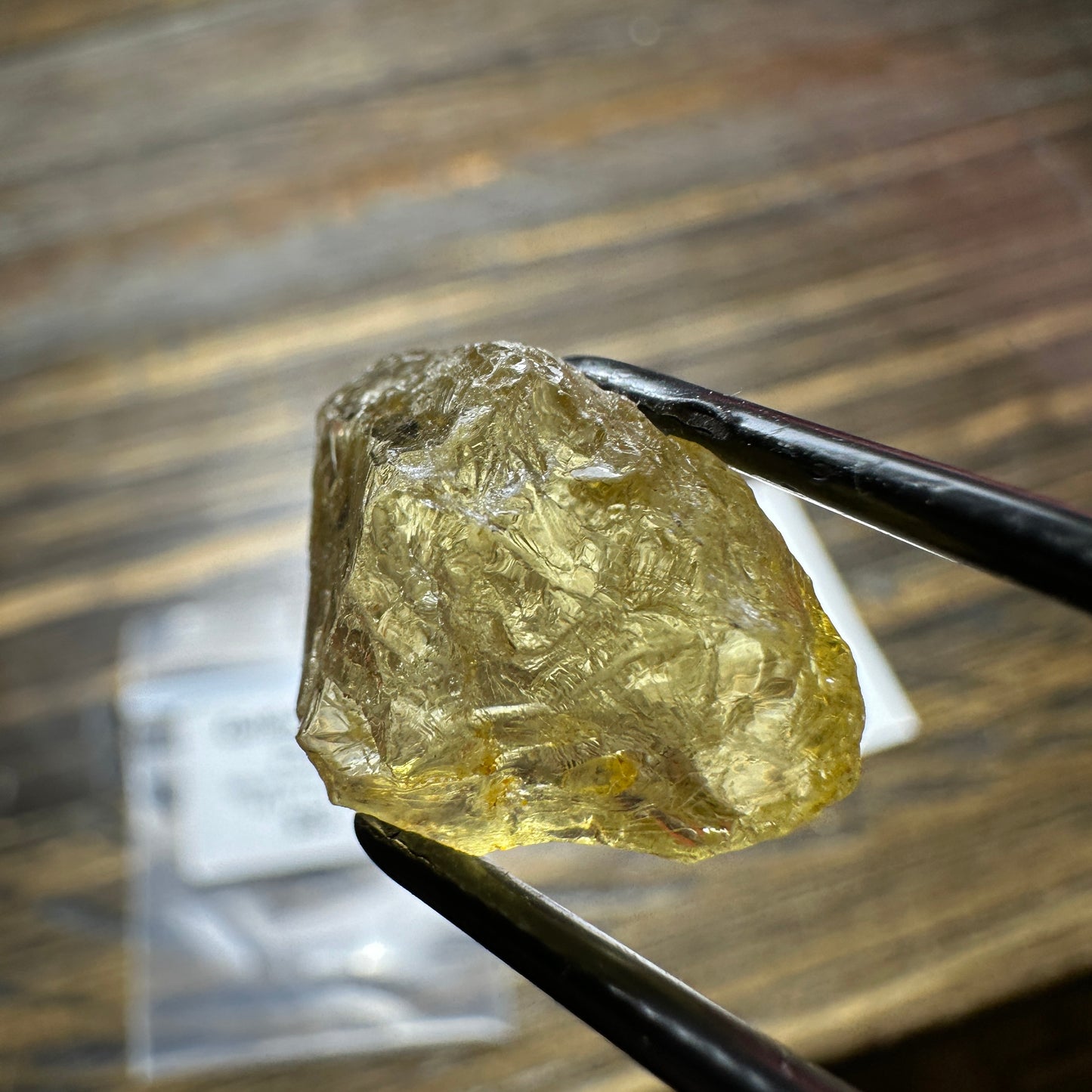 11.55ct GOLDEN BERYL Facet Rough