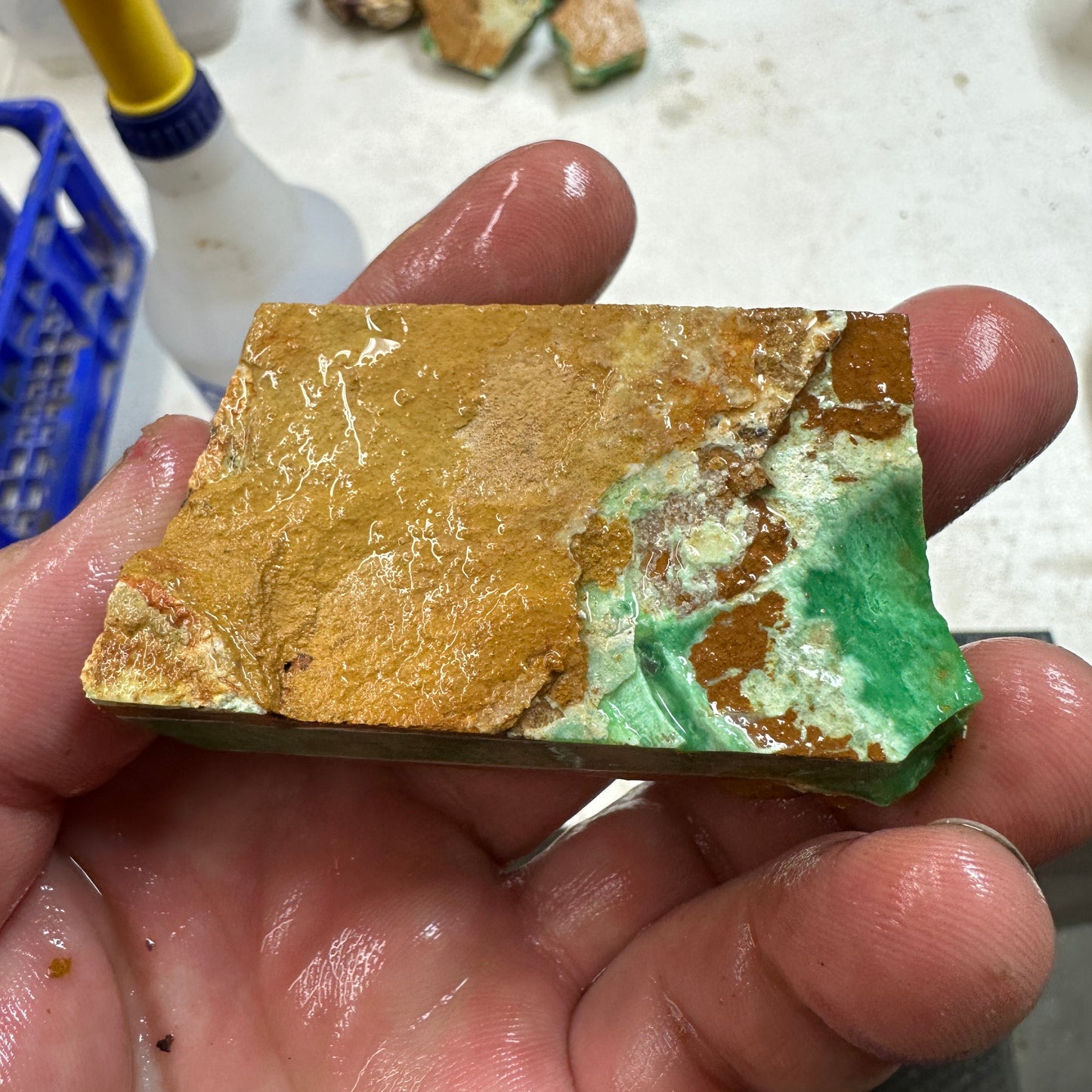 AUSTRALIAN VARISCITE Plate - 128 grams