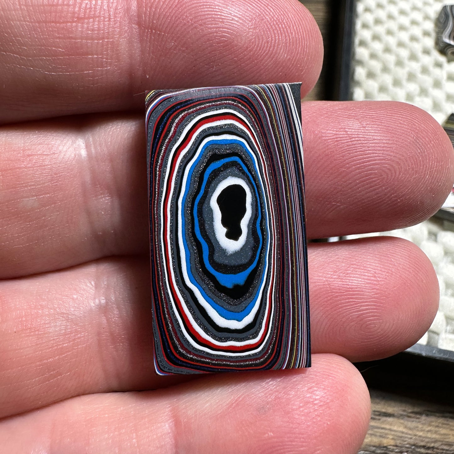 MUSTANG MachE Fordite cabochon