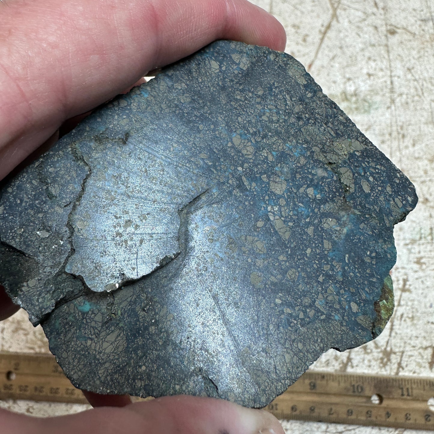 348 gram MORENCI2 Turquoise rough