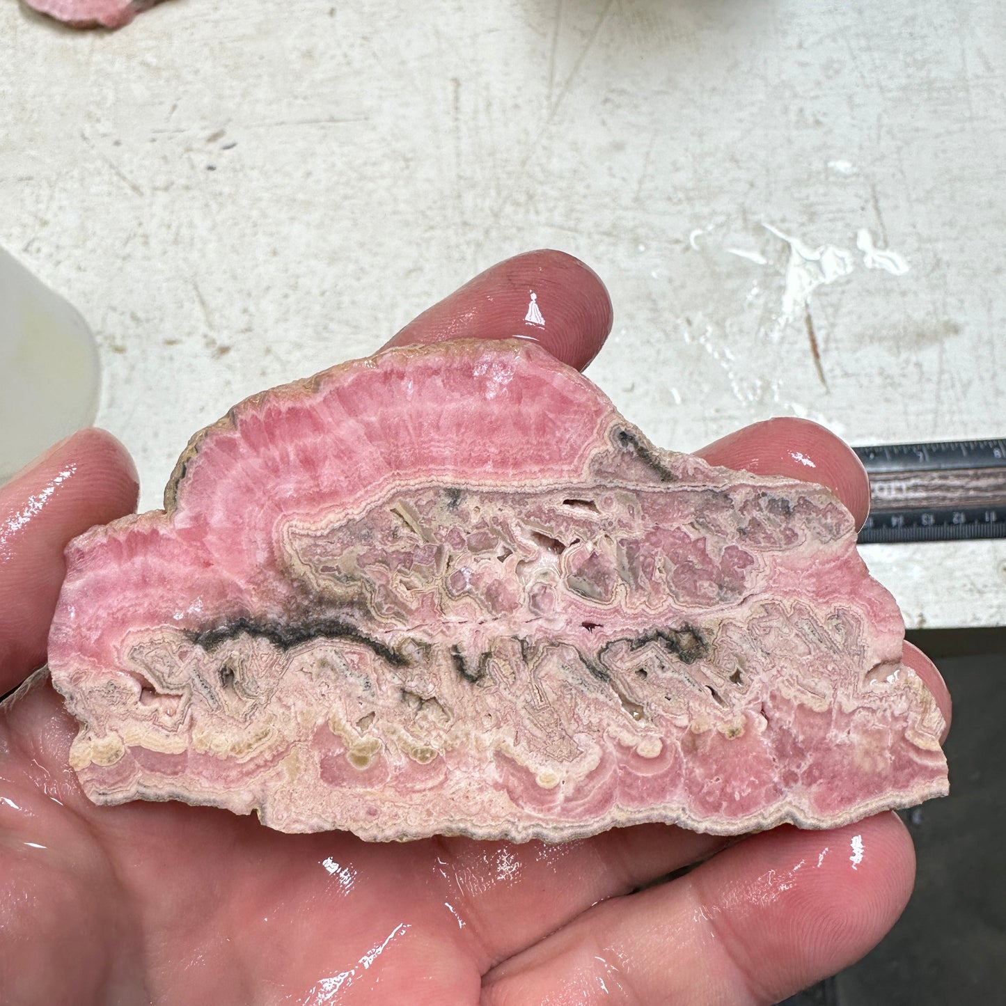 Argentina RHODOCHROSITE Slab - 113 grams