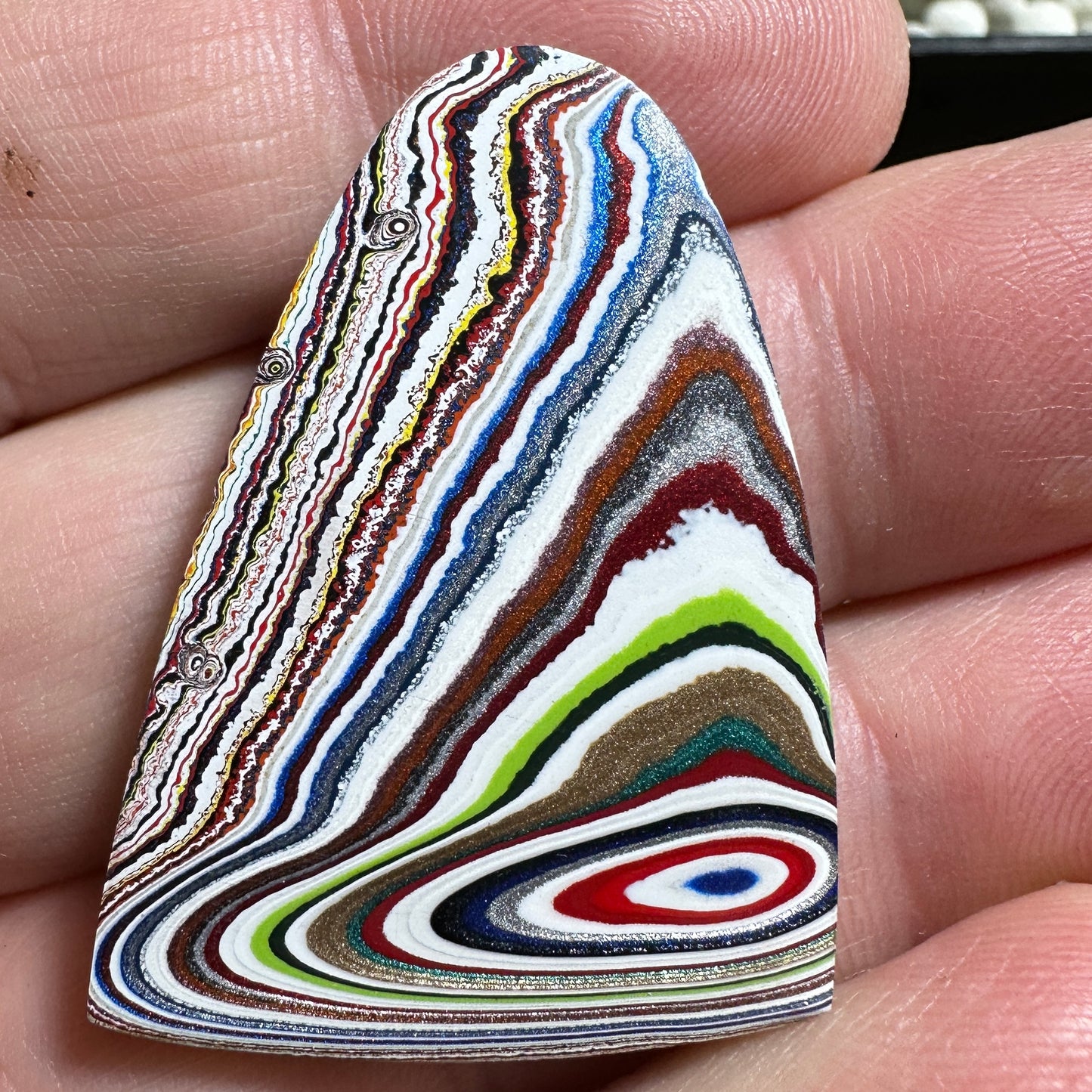 Kenworth Fordite cabochon