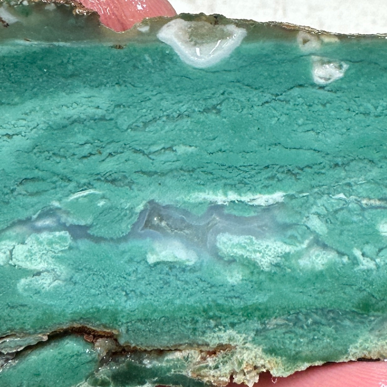 CHROME CHALCEDONY Slab - 97 grams