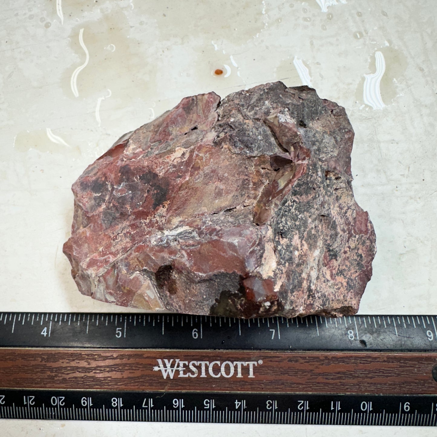 MESCALERO JASPER Faced Rough - 0.82 Pounds