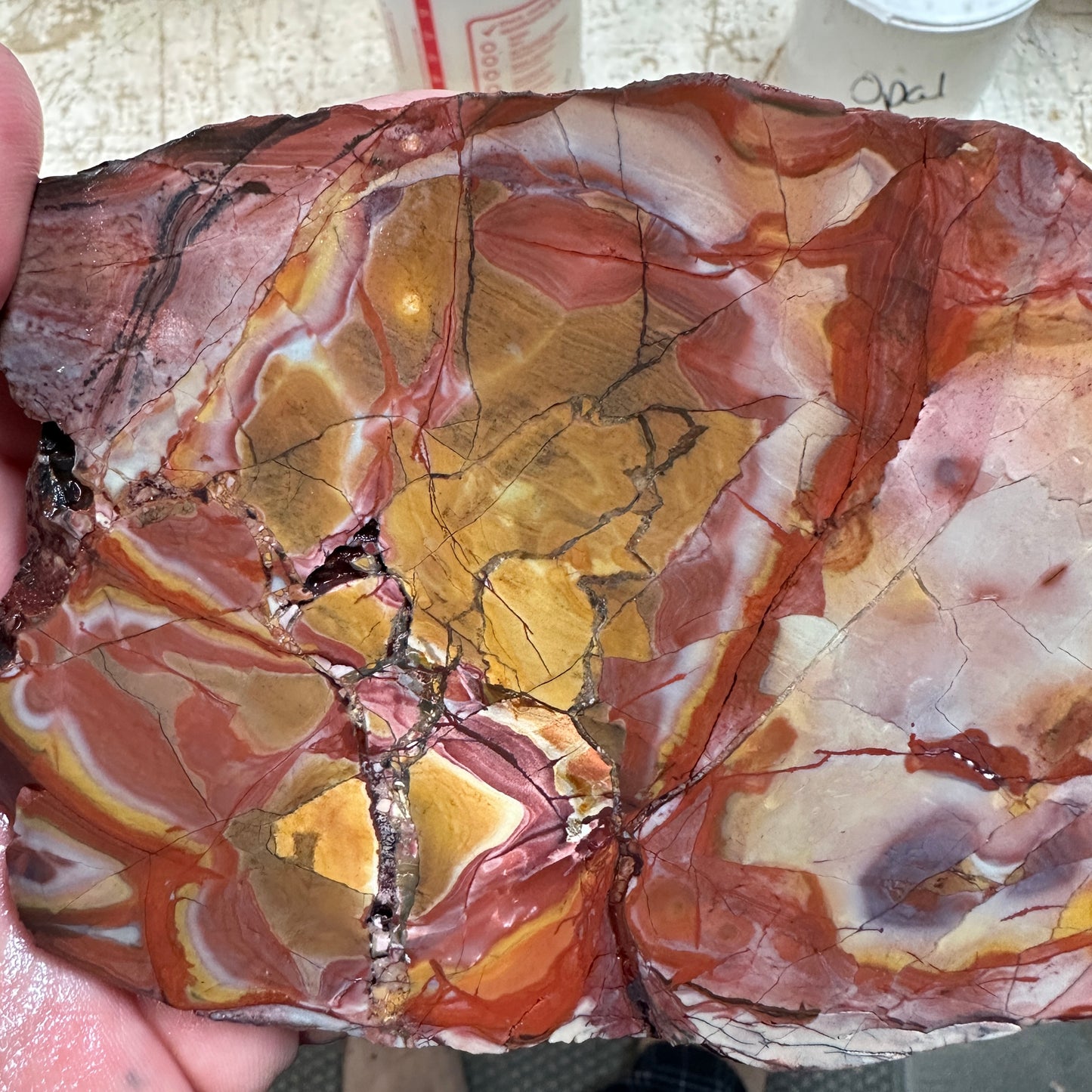 MESCALERO JASPER Slab - 229 grams