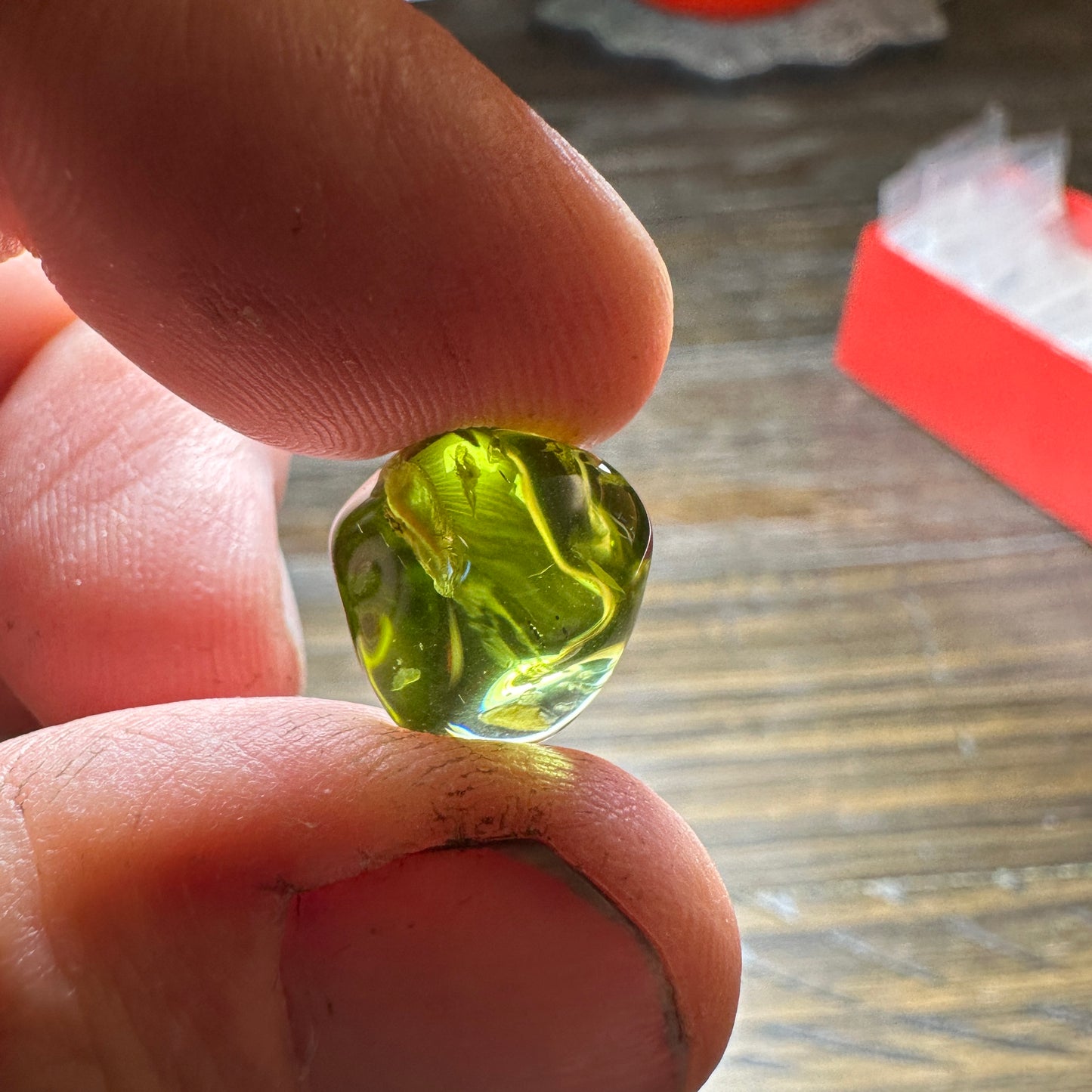 15.23ct Arizona PERIDOT Facet Rough