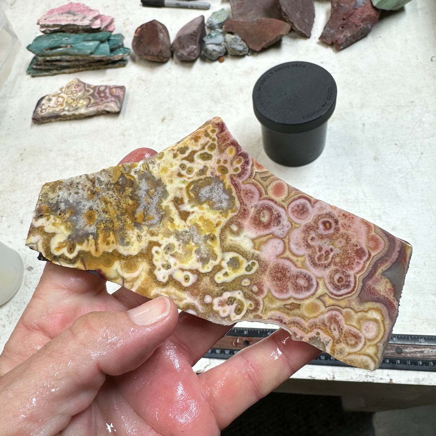 CRAZY LACE AGATE Slab - 175 grams