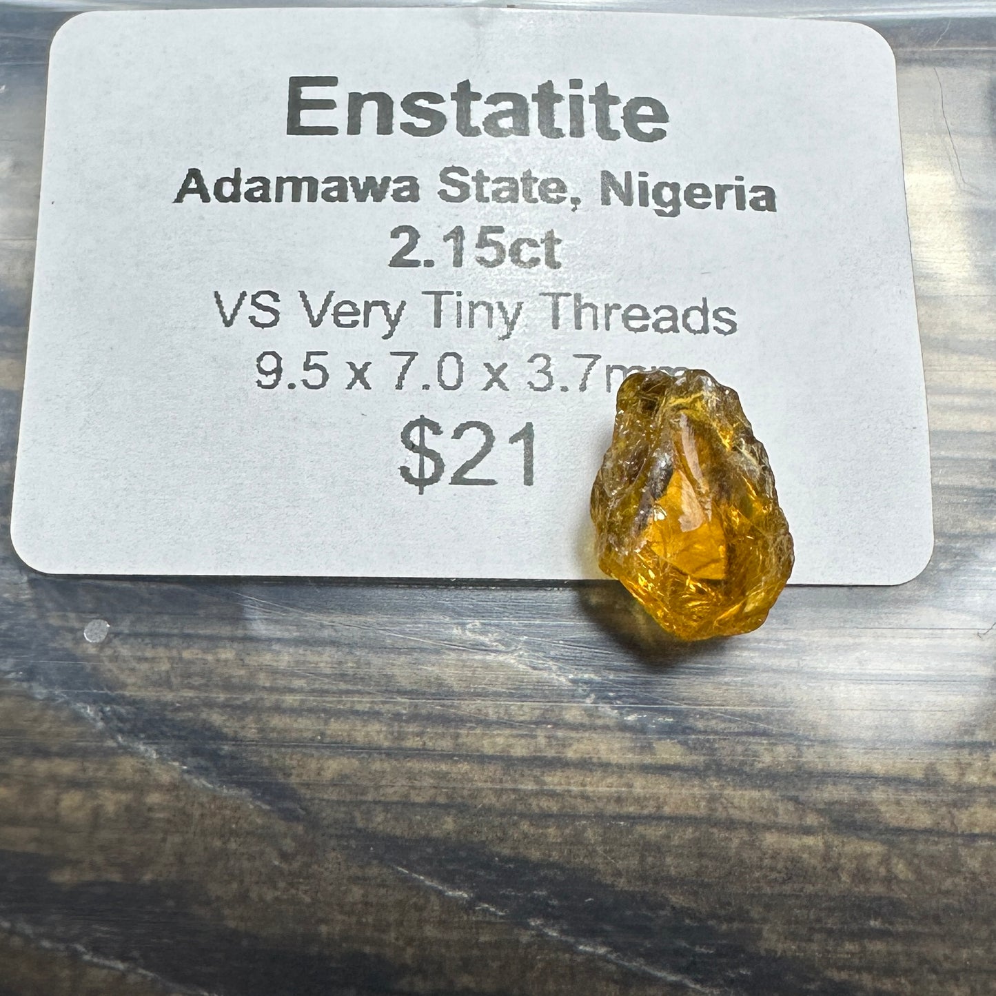 2.15ct Rare Nigerian ENSTATITE Facet Rough