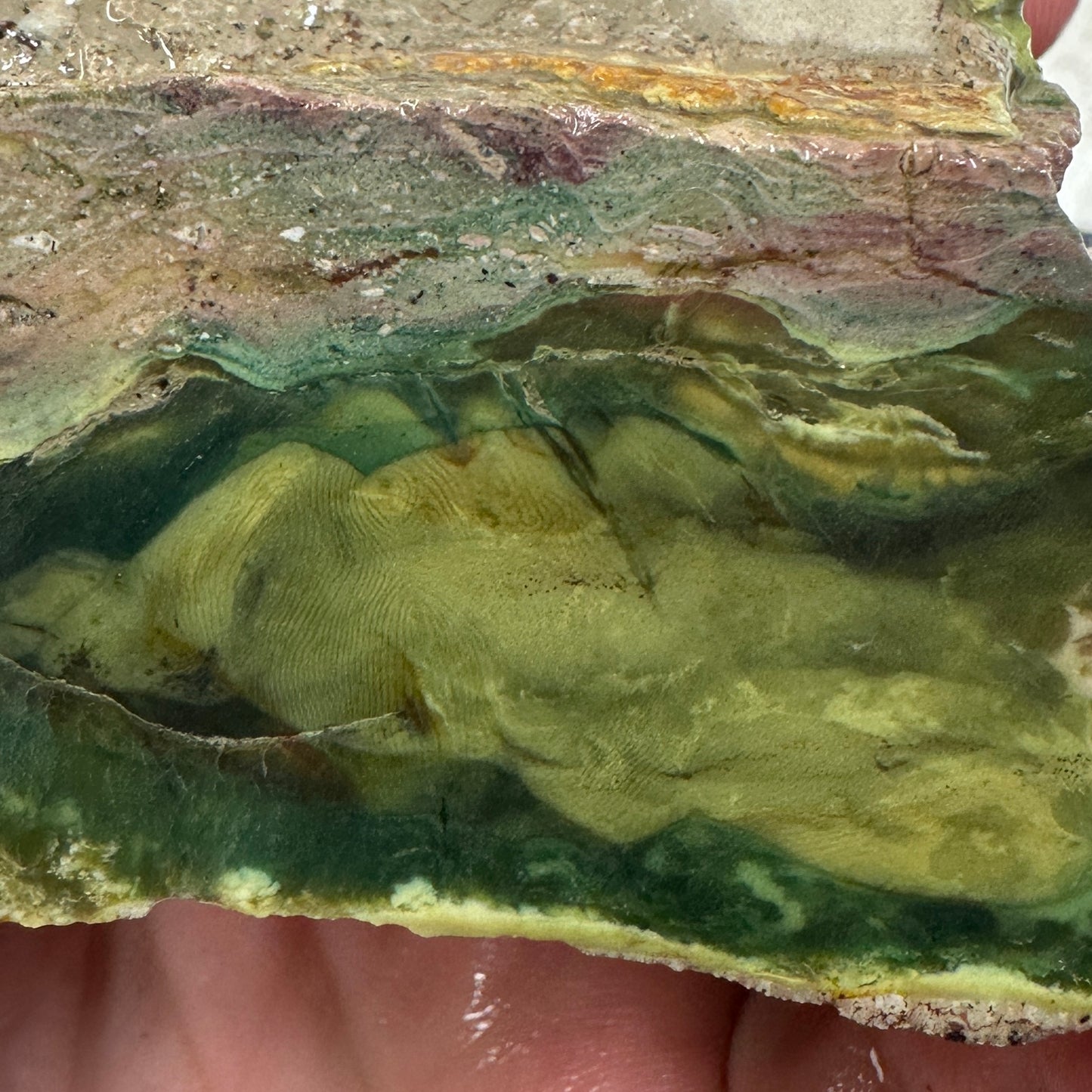 MORRISONITE JASPER Faced Rough - 0.60 Pounds