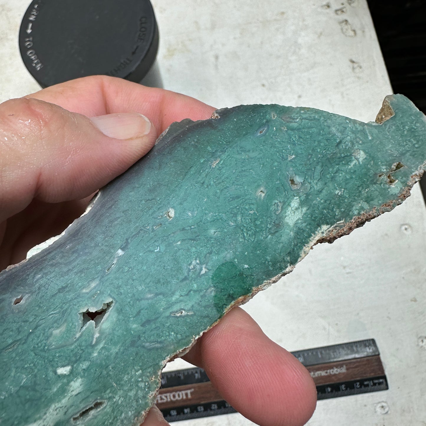 CHROME CHALCEDONY Slab - 116 grams